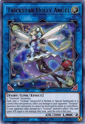 1 x Trickstar Holly Angel - MP18-EN063 - Ultra Rare - 1st Edition Near Mint, Eng-image