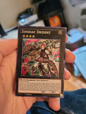 Yugioh Zoodiac Drident MP17-EN208 1st Secret Rare-image