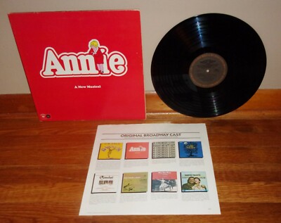 ANNIE-A New Musical-1977 Original Cast Recording-QUADRAPHONIC, STEREO-VG+/NM- lp-image