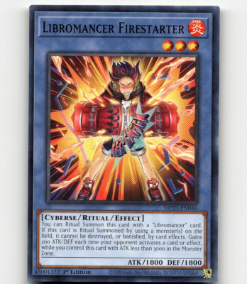 Yugioh Libromancer Firestarter 25th Anniv. Tin: Dueling Heroes Mega Pack-image