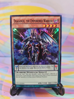 Yu-Gi-Oh TCG Card | Dragonox, the Empowered Warrior CT13-EN006 Limited Edition-image