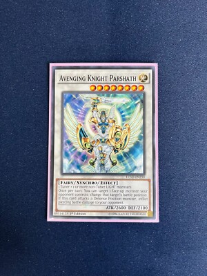 Yugioh! 1x Avenging Knight Parshath, LC5D-EN230, Common, 1st Edition, M/NM!-image