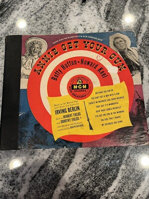 Vintage Annie Get Your Gun Musical Soundtrack - 4 Vinyl Record Box Set-image