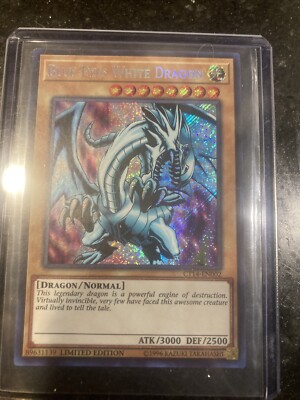 Yu-Gi-Oh! TCG Blue-Eyes White Dragon 2017 Mega-Tins Promos CT14-EN002 Limited...-image