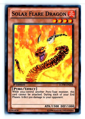 Yu-Gi-Uh Solar Flare Dragon #LCYW-EN254 Legendary Collection 3: Yugi's World tcg-image