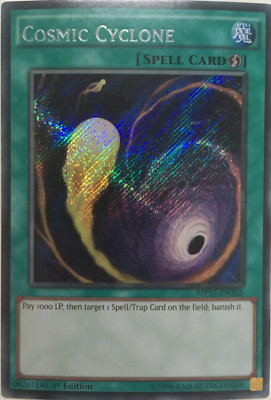 Cosmic Cyclone MP17-EN105 1st Ed Secret Rare NM FREE SHIPPING-image