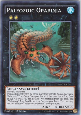 Paleozoic Opabinia NM MP17 1st 2017 Mega-Tins Mega Pack Yugioh-image