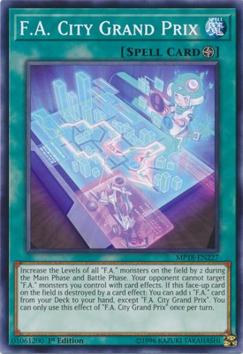 F.A. City Grand Prix - MP18-EN227 - Common - 1st Edition - Heavily Played-image
