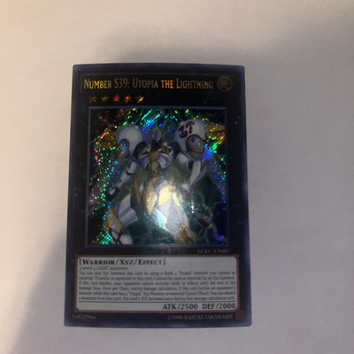 Number S39: Utopia the Lightning LCKC-EN087 Legendary Collection Kaiba 1st...-image