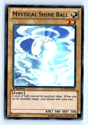 Yu-Gi-Uh Mystical Shine Ball LCYW-EN229 Legendary Collection 3 Yugi's World LP-image