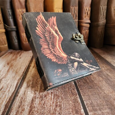 Leather Journal Notebook sketchbook Wedding gift Dream Journal Gift for Him Her.-image