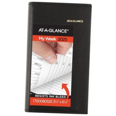  2025 Planner, Weekly, Refillable, 3-1/4