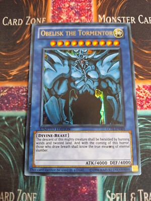 Yu-Gi-Oh! Obelisk the Tormentor LC01-EN001 Limited Ultra Rare NM/LP b2/-image