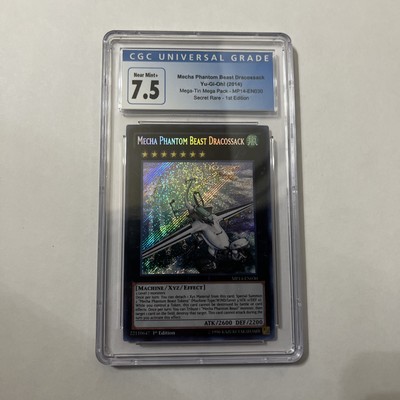 2014 Yu-Gi-Oh! Mega-Tin Pack EN030 1st Ed Mecha Phantom Beast Dracossack CGC 7.5-image