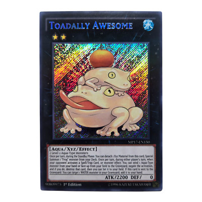 Yu-Gi-Oh! TCG 1x  Toadally Awesome MP17-EN150 2017 Secret Rare 1st Edition NM-image