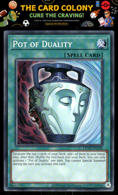 Legendary Dragon Decks #LEDD-ENA26 Pot of Duality-image