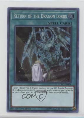 Return of the Dragon Lords SE 1st Ed. YuGiOh Legendary Collection Kaiba 1t6-image