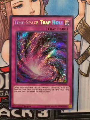 ( TIME-SPACE TRAP HOLE ) - Secret - MP15-EN119 - 1st NM - Yu-Gi-Oh Mega Tin 2015-image