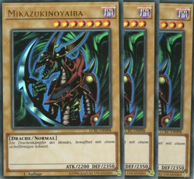 yugioh 3x Mikazukinoyaiba LCKC-DE097 ULTRA RARE 1 EDITION GERMAN-image