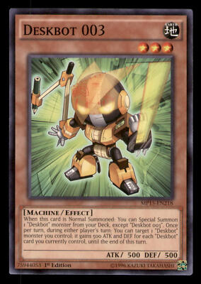 Yugioh Deskbot 003 #MP15-EN218 2015 Mega-Tins Mega Pack LP-image