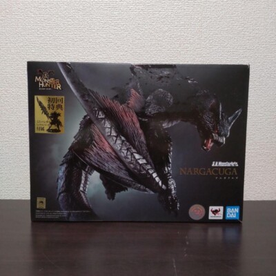 S.H.Monster Arts Monster Hunter World Iceborne Nargacuga Figure Hobby Bandai-image