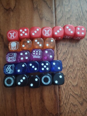 Yugioh Legendary Duelists Season 3 LDS3 Dice LOT OF 25 W Dark Magician Neos-image