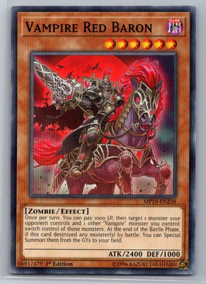 Vampire Red Baron #MP19-EN238 2019 Gold Sarcophagus Tin Mega Pack G37-image