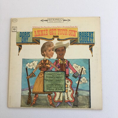 Annie Get Your Gun Doris Day Robert Goulet 1963 Vinyl LP OS 2360 No Inner Sleeve-image