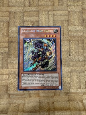 Gladiator Beast Darius LCGX-EN244 Legendary Collection 2 NM Secret Rare-image