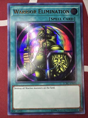 Warrior Elimination - NM - LCKC-EN099 - Unlimited - Ultra Rare - Yu-Gi-Oh! TCG-image