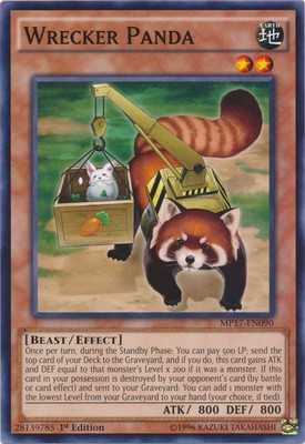 Wrecker Panda - MP17-EN090 - Common - 1st Edition Near Mint 2017 Mega Tin Single-image
