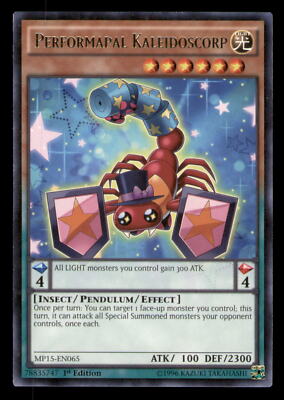 Yugioh Performapal Kaleidoscorp #MP15-EN065 2015 Mega-Tins Mega Pack LP-image