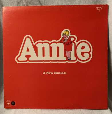 ANNIE A New Musical Vinyl Record LP 1977 CBS 34712 Broadway Cast-image