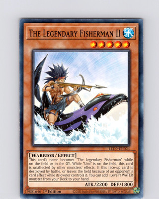 Yu-Gi-Oh TCG The Legendary Fisherman II LED9-EN024 1st Edition Common Card NM-image