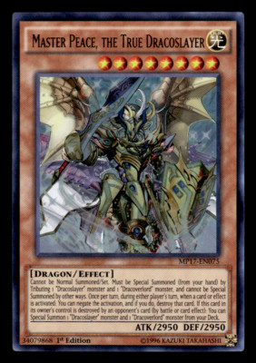 Yu-Gi-Oh! - Master Peace, the True Dracoslayer - MP17-EN075 - Ultra Rare - 1st-image