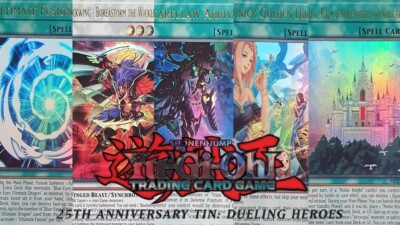 Yugioh 25th Anniversary Tin: Dueling Heroes Mega Pack MP23 1st Ultra Rare MINT-image