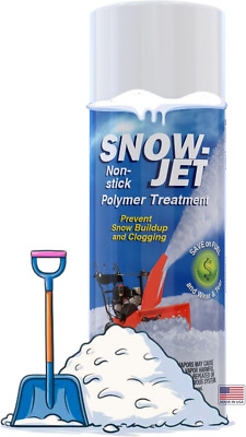 Snow Jet Snowblower Non-Stick Spray 11Oz Aerosol Can USA Made Polymer Coating-image