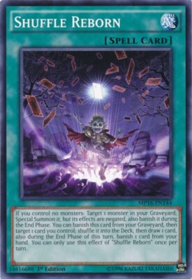 Yugioh! LP Shuffle Reborn - MP16-EN144 - Common - 1st Edition Lightly Played, En-image