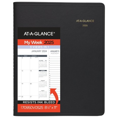 2025 Appointment Book Planner, Weekly & Monthly, 8-1/4