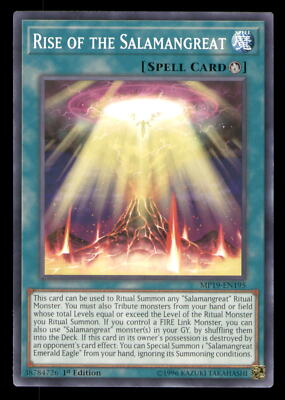 Yugioh Rise of the Salamangreat #MP19-EN195 2019 Tin Mega Pack LP-image