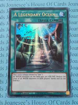 MAMA-EN079 A Legendary Ocean Ultra Rare Yu-Gi-Oh Card 1st Edition New-image