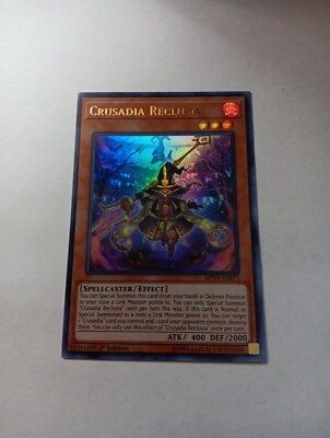 Yu-Gi-Oh! TCG Crusadia Reclusia 2019 Gold Sarcophagus Tin Mega Pack...-image