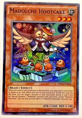 YuGiOh! Madolche Hootcake MP14-EN018 2014 Mega-Tins Mega Pack 1st Edition NM-image