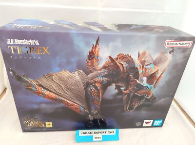 S.H.MonsterArts Monster Hunter TIGREX Action Figure JAPAN / BANDAI-image