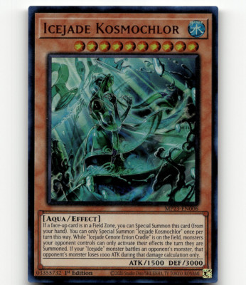 Yugioh Icejade Kosmochlor 25th Anniv. Tin: Dueling Heroes Mega Pack-image