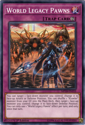 World Legacy Pawns - MP18-EN153 - Common - 1st Edition NM YuGiOh!  2018 Mega-Tin-image