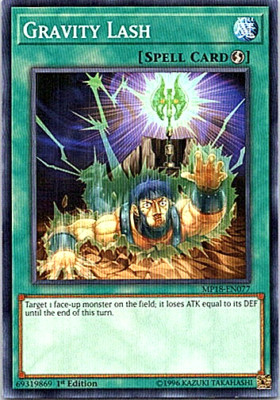 Gravity Lash MP18-EN077 Yu-Gi-Oh! Light Play 1st Edition-image