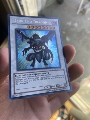 Lightly Played Dark End Dragon - LCGX-EN188 - Secret Rare - Unlimited Edition - -image