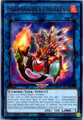 Salamangreat Balelynx #LD10-EN012 Yugioh Lightly played 1st Edition-image