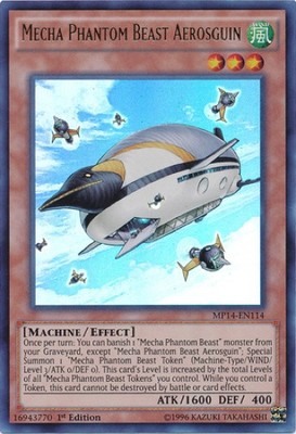 Mecha Phantom Beast Aerosguin (MP14-EN114) - Ultra Rare - Near Mint - 1st Ed.-image